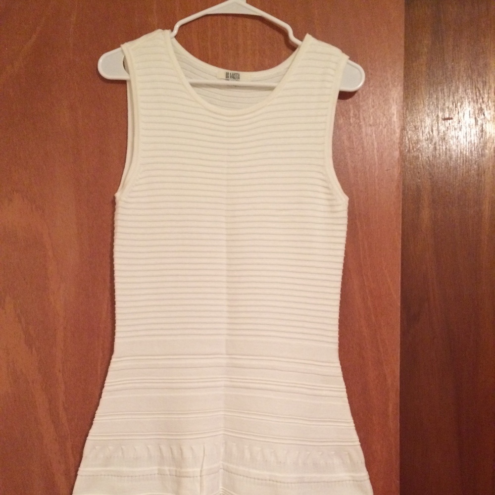 ModCloth BB Dakota White Knit Dress